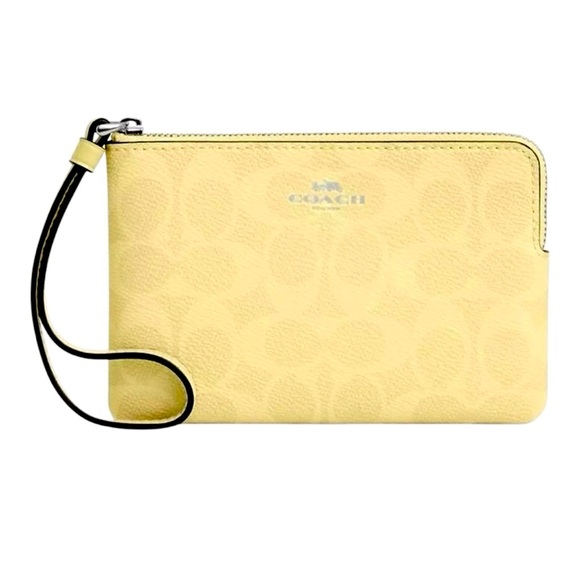 Coach Butter Yellow Wristlet 🧈🧈 - Picture 1 of 3
